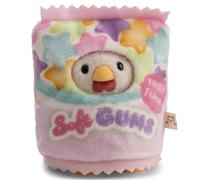 NICI Set Peluche Gallo Keko 8 cm en Caja Regalo 8,5x6,5x10 cm - mymochi Lifestyle, Tendencia Kawaii, Ideal para Jugar y coleccionar | 63382