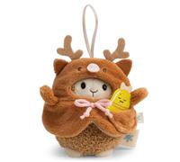 NICI Set Peluche Oveja Wools marrón 8 cm en Caja Regalo 8,5x6,5x10 cm - mymochi Lifestyle, Tendencia Kawaii, Ideal para Jugar y coleccionar | 63429