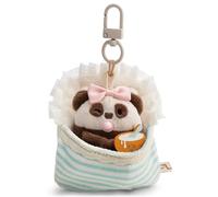 NICI Set Peluche Panda Kono 7 cm en Caja Regalo 8,5x6,5x10 cm - mymochi Lifestyle, Tendencia Kawaii, Ideal para Jugar y coleccionar | 63456