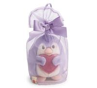 NICI Set Peluche Pingüino Waddle Violeta 8 cm en Caja Regalo - mymochi Lifestyle, Tendencia Kawaii, Ideal para Jugar y coleccionar | 63444