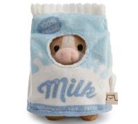 NICI Set Peluche Vaca Moono 8 cm en Caja Regalo 8,5x6,5x10 cm - mymochi Lifestyle, Tendencia Kawaii, Ideal para Jugar y coleccionar | 63384