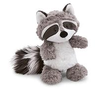 NICI- Ramccoon Suave Juguete 25 cm, Niños y Bebés - Esponjoso Relleno de Mapache para Jugar, Abrazar y Coleccionar - Acogedores Animales de Peluche, Talla única, Color Gris (48394)