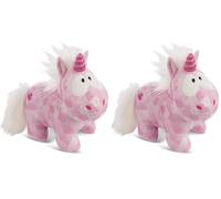 NICI Suave Juguete de Pink Diamond 32 cm - Tiernos Juguetes de Unicornio para niñas, niños y bebés - Animal de Relleno Esponjoso para abrazar y Jugar - Acogedores Animales de Peluche (Paquete de 2)