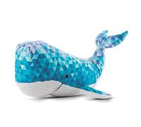 NICI Suaves Peluches de Ballena 32cm en Elegante impresión de polígono y Material de Peluche Texturizado - Muñecos para niñas, niños y Bebés - Animal de Relleno para abrazar y Jugar
