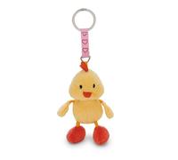 NICI Talisminis 62684 - Llavero Polluelo, 7 cm, Amarillo, Colgante de Peluche con Anilla para cordón, Llavero o Llaves,Amuleto para Bolso con Mensaje