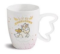 NICI Taza de Porcelana Unicornio Ángel Angelia en caja regalo 310ml