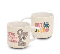 NICI Taza Koala 420ml 9,5x9,5cm colorido - Taza de té Taza de café Taza de porcelana Taza asa para bebidas frías y calientes, café, té, leche, cacao