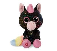 NICI- Unicornio GLUBSCHIS Vita-Mi de 15 cm, Negro, Suave muñeco, Adorable Animal para abrazarlo y Jugar, Gran Idea de Regalo para niños y Personas Adultas, 62595, Color