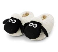 NICI- Zapatillas de Estar por casa La Oveja Shaun, 36-39 (M), Blanco, cálidas, de Pelo, para niños y Personas Adultas, con diseño de Animal y Suela Antideslizante, 62340, Color