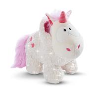 NICIE Tierno Juguete del Unicornio Theodor en Traje de Nieve 32 cm I Peluche para Niñas, Niños y Bebés I Animal de Relleno Esponjoso para Acurrucarse y Jugar - 48164