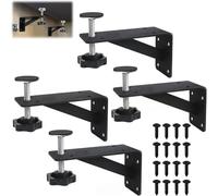 Niciksty Soportes Para Fregadero Bajo Montaje, 4 Piezas Soportes Para Fregadero Bajo Encimera De Acero Inoxidable, Ajustable Pies De Cocina Para Fregadero De Cocina Y Baño