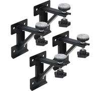 Niciksty Soportes para Fregadero Bajo Montaje, 4 Piezas Soportes para Fregadero Bajo Encimera De Acero Inoxidable, Ajustable Pies De Cocina para Fregadero De Cocina Y Baño