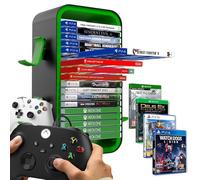 Niciksty Torre de Almacenamiento de Juegos para PS5/ Xbox Series S & X/Switch, Organizadores Universales de Discos de Videojuegos, Almacena 18 Juegos, con 4 Soportes de Controlador (Grün)