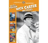 Nick Carter Mysteries Triple Película DVD - Walter Pidgeon Maestro Detective