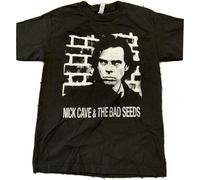 Nick Cave and The Bad Seeds 2019 Concert Tour Alt Rock tee Unisex 100% Cotton Short-Sleeve T-Shirts Black L
