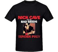 Nick Cave Tender Prey Tracks Unisex Cotton tee Shirt Men's Black T-Shirt XXL
