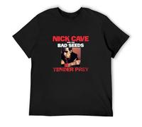 Nick Cave Tender Prey Tracks Unisex Cotton tee Shirt Men's Black T-Shirt XXL