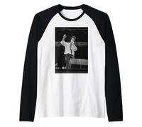 Nick Cave y las malas semillas viven en Reading Festival 1990 Camiseta Manga Raglan