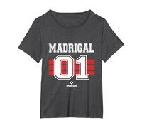 Nick Madrigal 01 Chicago Baseball Fan MLB Players Camiseta, Mujer Tallas Grandes, Jaspeado Oscuro, 6XL Grande