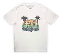 Nickelback 'Get Rollin' Sunset' (Blanco) Camiseta - ¡NUEVO Y OFICIAL