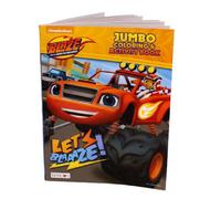 Nickelodeon Blaze and the Monster Machines ""Let's Blaze"" Libro gigante para colorear y actividades