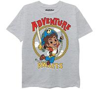 Nickelodeon Camiseta Santiago of The Seas para niños - Santiago, Lorelai, Tomas, Kiko, gris, 4