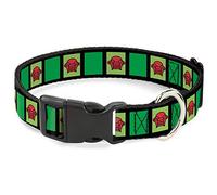 Nickelodeon - Collar para Mascotas, Collar de Perro, Hebilla de plástico, Rayas de Blues Clues Steves y Silla de Pensamiento, 8.5 a 12 Pulgadas, 0.5 Pulgadas de Ancho