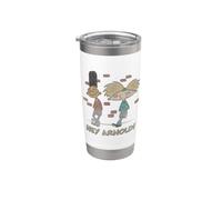 Nickelodeon Hey Arnold! Gerald Y Arnold Vaso térmico de acero inoxidable de doble pared