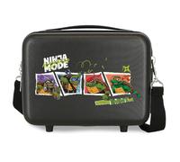 NICKELODEON Joumma Ninja Turtles Nececer Adaptable Negro 29x21x15 cms Rígido ABS 9,14L 0,8 kgs
