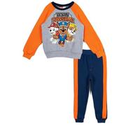 Nickelodeon Paw Patrol Toddler Boys Long Sleeve Top and Fleece Pants Set Heather Grey 5T