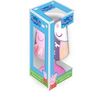 Nickelodeon Peppa Pig - Lámpara de noche (18 x 10 cm), color morado y rosa