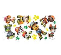 Nickelodeon - RMK3611GM RoomMates Paw Patrol Jungle Peel and Stick Calcomanías gigantes para pared, multicolor