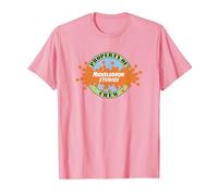 Nickelodeon Studios Crew Logo Camiseta, Hombre, Rosado, XXL