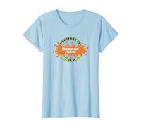 Nickelodeon Studios Crew Logo Camiseta, Mujer, Azul Bebé, M