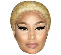 Nicki Minaj (Make Up) Big Head. Máscara más grande que la vida.