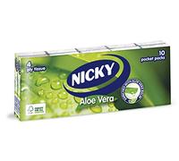 Nicky Balsam Aloe Vera pañuelos de bolsillo, 243 g, paquete de 22