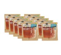 NICO JAMONES - CAJA 10 BLISTER de LONCHAS. JAMON SERRANO Gran RESERVA 90g SIN ADITIVOS. Curado de forma tradicional durante un periodo mínimo de 12 meses