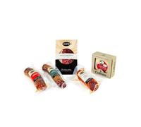 NICO JAMONES - Caja Ibérica Summum. Una selección gourmet con jamón, embutidos y queso manchego que celebra la esencia del sabor ibérico. 1.8Kg