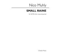 Nico Muhly: Small Raine. Partituras para SATB