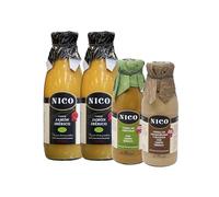NIco - PACK 2 unidades de CALDO 750ml + 2 unidades de CREMAS 500ml