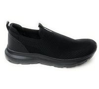 NICOBOCO Zapatillas Deportivas Slip-on con Malla Transpirable, Negro Total, Suela Muy Ligera.Sin Cordones (Negro, Sistema tallas calzado EU, Adulto, Hombre, Números, mediano, 43)