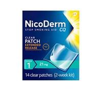 NicoDerm CQ Step 1 Clear Patch 21mg - 14 Count by NicoDerm CQ