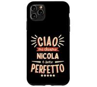 Nicola Idea Regalo Personalizzata Nome Divertente Carcasa para iPhone 11 Pro MAX