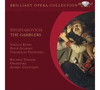 SHOSTAKOVICH: The Gamblers (Brilliant Opera Collection) [CD de audio] Nicolai Kurpe, Piotr Gluboky, Bolshoi Theatre Orchestra, S