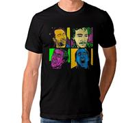 Nicolas Cage Funny Faces T-ShirtCotton tee Black M