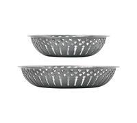 Nicolas Vahé Cesta de pan Nicolas Vahé. 2 piezas Acabado plateado envejecido