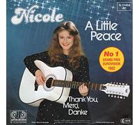 NICOLE - A Little Peace/Thank You,Merci,Danke (7" Vinyl Single)(1982)(Jupiter Records 6.13 454)