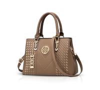 NICOLE & DORIS Bolsa de Mano para Mujeres Bolsos de Hombro Bolsos Bandolera Tote clásicos Caqui