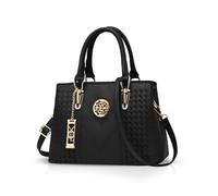 NICOLE & DORIS Bolsa de mano para mujeres Bolsos de hombro Bolsos Bandolera Tote clásicos Negro