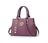 NICOLE & DORIS Bolsa de Mano para Mujeres Bolsos de Hombro Bolsos Bandolera Tote clásicos Púrpura